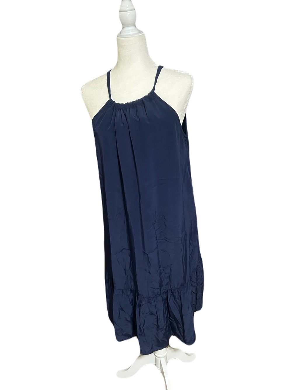 Tommy Bahama Calypso Crêpe
Tier Short Dress NWT Navy Size Large/
Resort Cover-Up